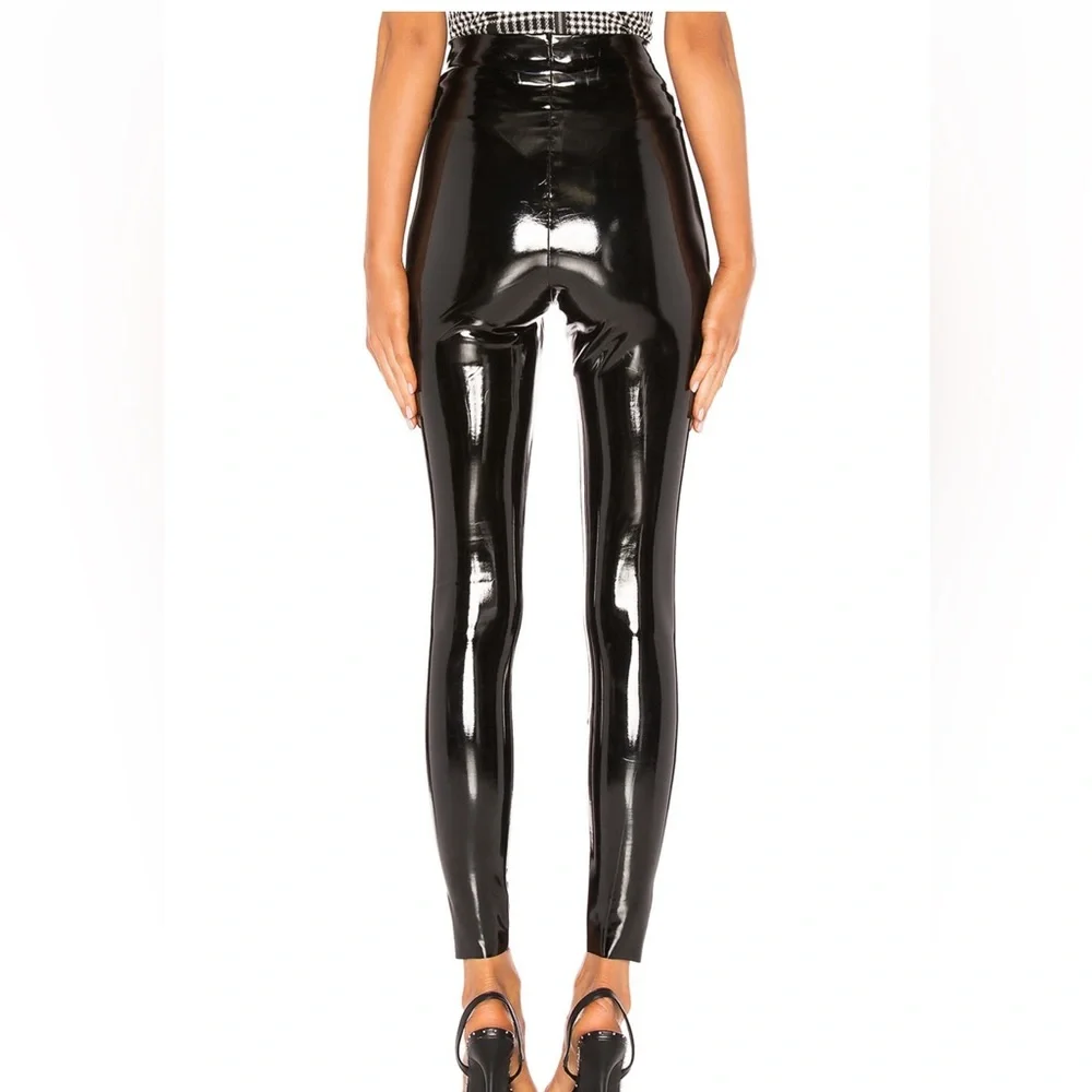 NWT: Commamdo Perfect Control Patent Leather Legging in Black Sz: XS - Picture 3 of 5